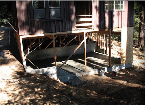 New concrete driveway installation in Sebastopol, CA